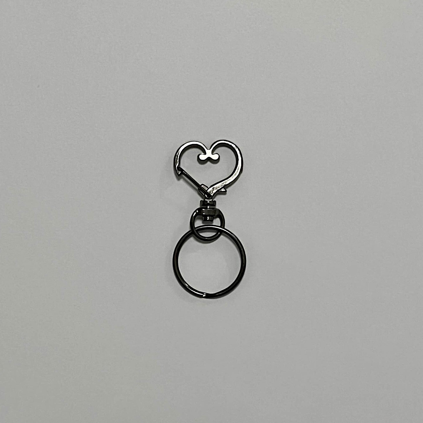 Keychain silver heart